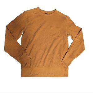 Men's Gap Orange Crew Neck Sweatshirt/ Long Sleeve Shirt- Size Medium